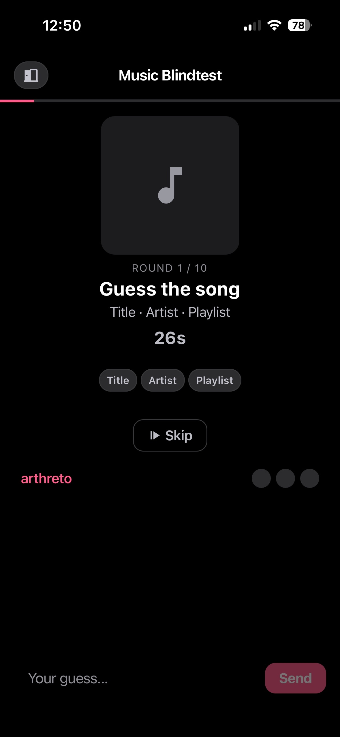Music Blind Test